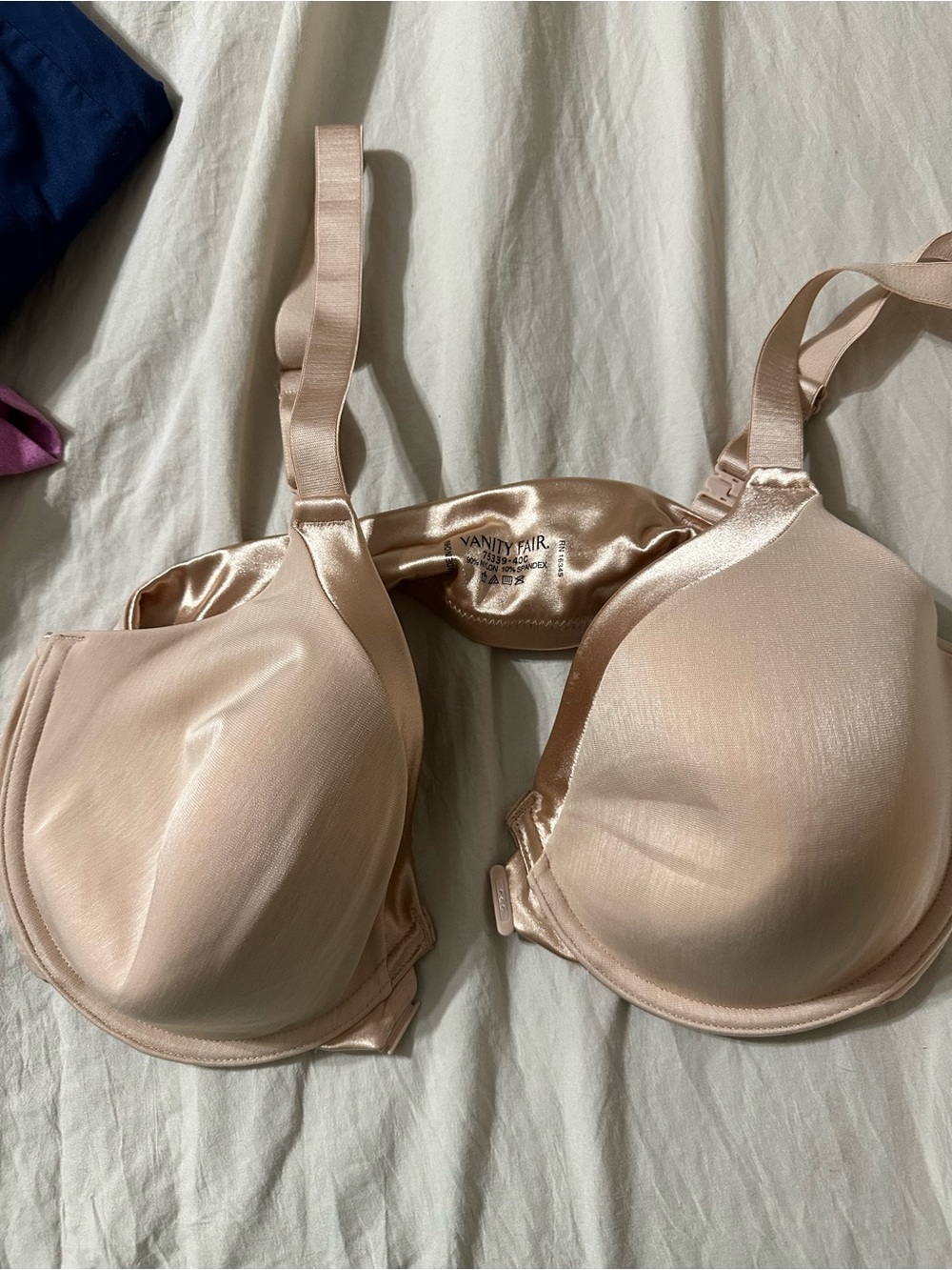 Vanity Fair Satin Nude Contour Bra